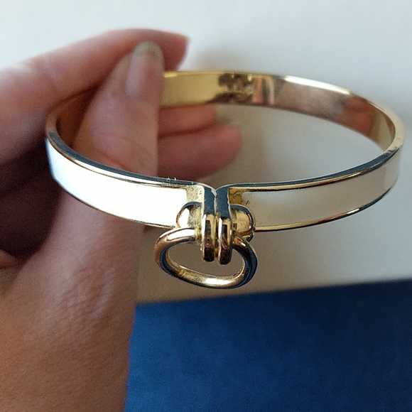 A.L.C. Bondage White Enamel Bangle - Picture 3 of 4